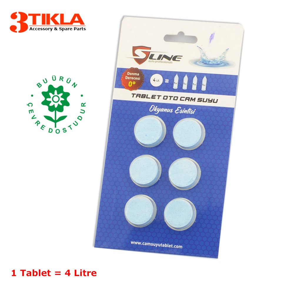 Reductor klauw modus SLine 6 Lı Cam Suyu Tableti Okyanus Esintisi Kokulu Fiyat ve Modelleri | 3  Tıkla E-Trade®