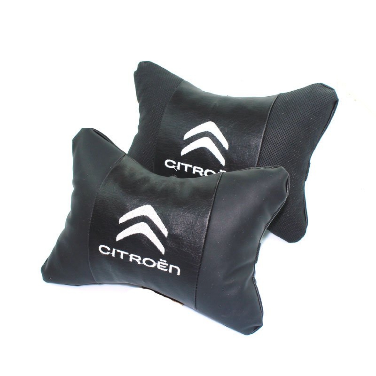 Citroen Logolu Lüx Boyun Yastığı Çift Suni Deri