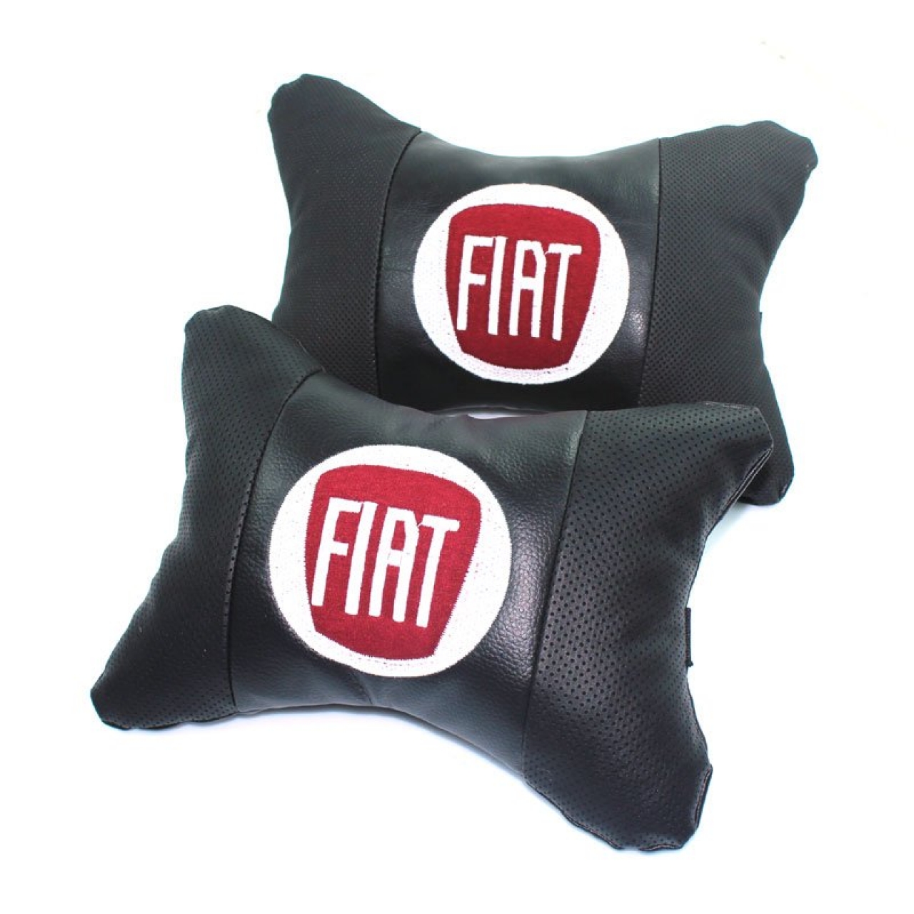 Fiat Logolu Lüx Boyun Yastığı Çift Suni Deri